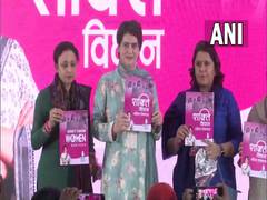 
      
      UP Assembly polls 2022: Priyanka Gandhi Vadra releases...
      
      