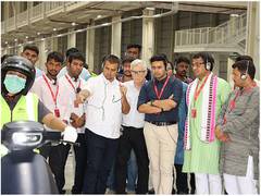 
      
      Surya introduces BJYM workers to new India via Sushasan Yatra
      
      