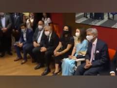 
      
      Visually impaired girl welcomes EAM at Shalva National Centre...
      
      