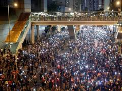 
      
      Hong Kong: Fresh protests erupt on anniversary of handover to...
      
      