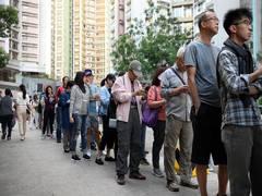 
      
      Hong Kong elections record a high 71.2 pc voter turnout
      
      