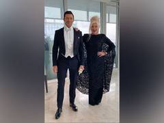 
    Hugh Jackman, wife Deborra-Lee Furness twin in black at Met Gala 
    