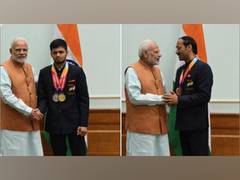 
      
      PM Modi speaks to Manish, Singhraj; congratulates them on...
      
      