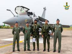 
      
      IAF Chief compliments Rafale pilots for professionalism
      
      