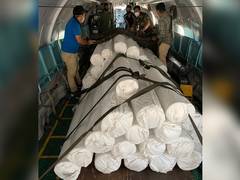 
      
      Combating COVID-19: IAF lifts raw materials for PPE...
      
      