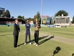 
      
      1st T20I: Australia win toss, opt to bowl first against India
      
      