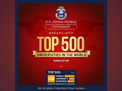 
      
      O.P. Jindal Global University breaks into the World's top 500...
      
      