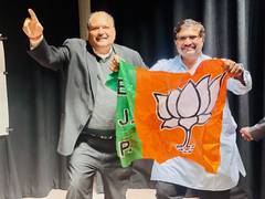 
      
      Indian-American BJP supporters celebrate poll victory in four...
      
      