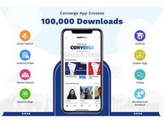 
      
      Converge App powered by Collegepond crosses the 1 lakh downloads 
      
      