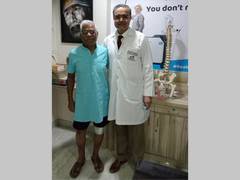
      
      First in India, 87-year-old undergoes bilateral knee replacement 
      
      