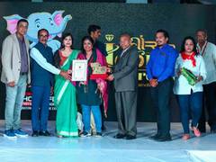 
      
      Sravani Asuri honored with 'Vidya Ratna' award 
      
      