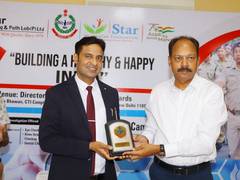 
      
      Dr Sameer Bhati honoured by Directorate General of Home Guards 
      
      