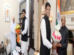 
      
      Delhi: Haryana Deputy CM Dushyant Chautala meets Prez Kovind,...
      
      