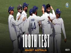 
      
      MCG to witness India's 100th Test against Australia
      
      