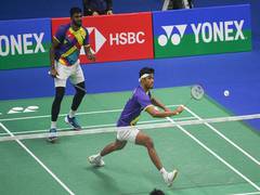 
      
      Satwiksairaj, Shetty pair bow out after losing in quarterfinals
      
      