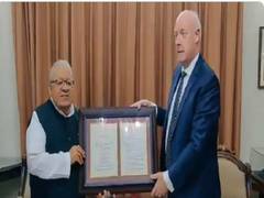 
      
      Rajasthan Governor meets Denmark envoy in Jaipur
      
      