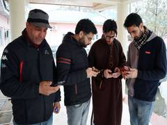 
      
      Mobile internet services snapped across Kashmir valley
      
      