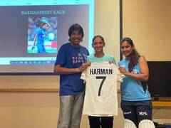 
      
      BCCI unveils Indian women's team new Test kit ahead of...
      
      