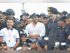 
      
      Salman Khan in full 'Josh' as he spends day with Indian Navy
      
      