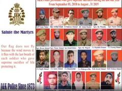 
      
      J-K police pays homage to 1555 personnel killed fighting...
      
      