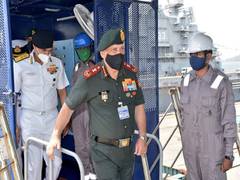 
      
      Karnataka: CDS General Bipin Rawat visits Naval Base in...
      
      