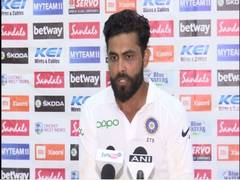 
      
      Was just trying to give my best: Jadeja after scoring...
      
      
