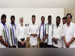
      
      Andhra Pradesh: Three opposition leaders join YSRCP
      
      