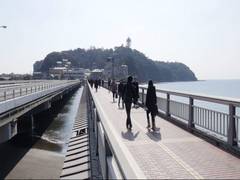 
      
      Enoshima Island in Japan's Kanagawa attracts tourists
      
      