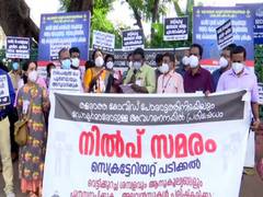 
      
      Kerala government doctors continue protest, seek pay revision
      
      