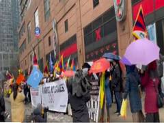 
      
      Tibetans, Mongolians, Hong Kongers Uyghurs protest in New...
      
      