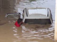 
      
      Rajasthan: Locals rescue 5 people from car stuck in...
      
      