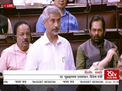 
      
      India did not request Trump to mediate in Kashmir: Jaishankar...
      
      