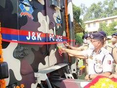 
      
      J-K DGP Dilbag Singh dedicates Command Vehicle at Jammu;...
      
      