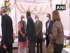 
      
      J-K: Foreign envoys meet LG Manoj Sinha at Raj Bhavan in Jammu
      
      