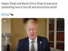 
      
      UK PM Johnson extends greetings to people celebrating Diwali,...
      
      