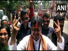 
      
      Tripura bypolls: BJP bags 3 out of 4 seats
      
      