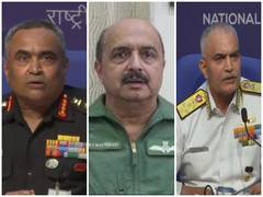 
      
      Top brass of 3 services to be present at military briefing today
      
      