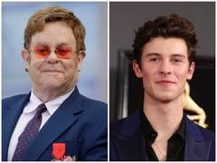 
      
      Elton John encourages Shawn Mendes not to believe his own hype
      
      
