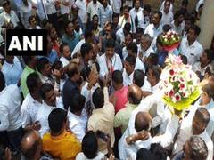 
      
      DK Shivakumar receives rousing welcome after appointment as...
      
      