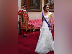 
    Kate Middleton rocks favourite tiara for state dinner at Buckingham Palace
    