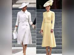 
      
      Meghan Markle, Kate Middleton arrive in style
      
      