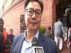 
      
       Kiren Rijiju slams those fanning unrest in N-E 
      
      