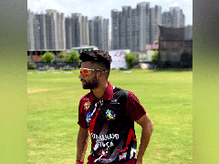 
      
      Chirag Tyagi leads the Uttarkhand team as they come out as...
      
      