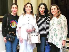 
      
      Kareena, Karisma spend 'wonderful afternoon' with Nita Ambani
      
      