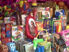 
      
      Kolkata: Markets decked up for Holi celebrations; water guns...
      
      