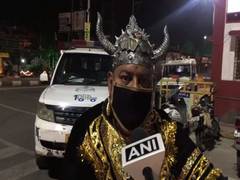 
      
      Policeman dons 'Yamraj' costume to spread COVID-19 awareness...
      
      