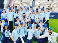 
      
      Virat Kohli shares absolute joy, spends time with kids
      
      