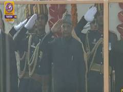 
      
      President Kovind receives traditional 21-Gun Salute at R-Day...
      
      