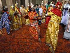 
      
      Mathura saints raise objection over Krishna-Radha theme dance...
      
      