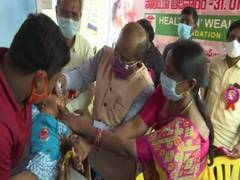 
      
      Polio immunisation drive launched in Andhra's Krishna 
      
      